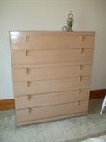 Mid Century Blonde 6-Drawer Dresser