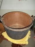 Large Copper Apple Butter Kettle