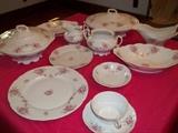 12 Place Setting (57 pieces) New Habsburg China (Austria)