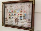 Framed Nautical art
