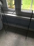 vintage metal wire shelving