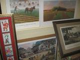 Some of Jack DeLoney and Bill Burkett prints