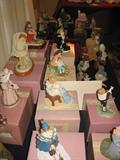 Collectible figurines by Maude Humphrey, All God's Children, Boyd's bears, & others