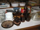 Some of the many Corning and Pyrex pieces