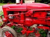 Farmall Garden Tractor – Runs Great! Includes 6 plow blades. 4 tine rake, chain driven fertilizer hopper with hose attachment, accessory bar for attachments, 6 extra attachment shanks, 2 discs hillers and middle buster, clamps, extra sweeps, extra hiller, 3 point hitch, belt drive attachment, tow bar