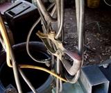 Westinghouse Arc Welder UW-235 with rods, hoses, face shield