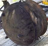 Baltimore Cast Iron Wash Pot, 13"H x 17"D, 3 legs & bale handle