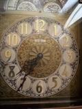 Face of Grandfather clock