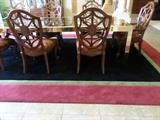 Set of 8 dining chairs
