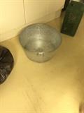 Large metal bucket great for wine/beer at your next party!