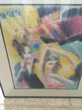 Listed & very collectable Earl Linderman water color 