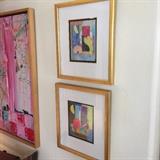 pair of original art by Nathan Gluck he was an assitant to Andy Warhol!!!
