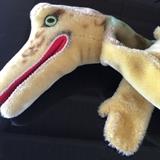 vintage Steiff crocodile puppet adorable