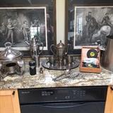 Pair of antique lithos