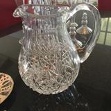 cut crystal pitcher makes a great vase too