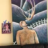 Rose Johnson original oil (artist is deceased)