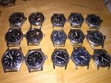 Large group of US military issue watches from Benrus, Bulova, Elgin, & Waltham.  ALL working!
