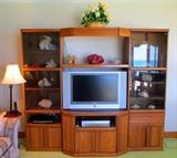 Entertainment Center with Samsung Flat TV