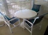 Patio tube furniture