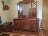 Dresser with mirror