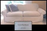 beautiful white sofa by kravet furniture made by hand in America