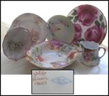  china including a Ginori hand painted Ginori Italian bowl