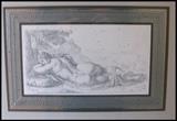  classical Greek decorator print one of two