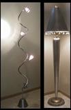  contemporary spiral metal floor lamp