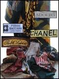  designer scarves lauren pierre baccara chanel adolfo