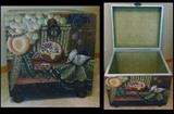  hand painted storage box