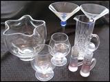  martini glasses and glassware