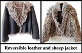  reversible leather and lamb jacket