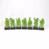 Group of 7 Small Faux Jade Figurines