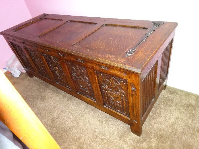 belgium hand crafted chest beautiful   also have to match a          We also have matching dining set, buffet and hutch and bookcase