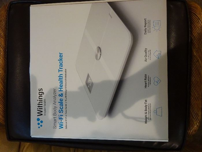 Wi-Fi smart body analyzer  compatible with fitbit  new in box