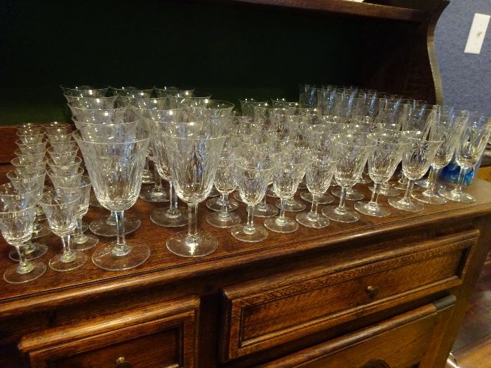 Cristallierie Lorraine crystal french glasses