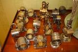 Large collection antique and vintage napkin rings