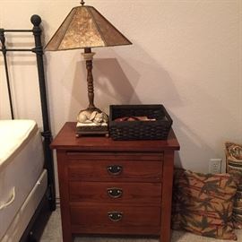 Mission style matching night stand