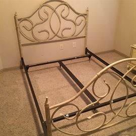 Wrought iron bed