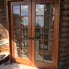 French Doors

Casing
61.5" wide
81" high
4.5" wide
Doors 
29.5" wide
79.5" high