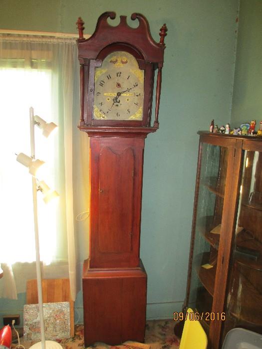 Riley Whiting clock ca 1825, wooden works