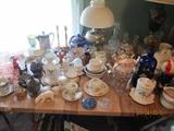 some of the glassware & china