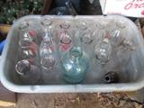 some of the milk bottles