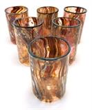 Philabaum Art Glass tumbler set