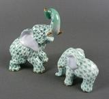 Herend elephant figurines