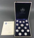 Sterling silver and .999 fine medallions