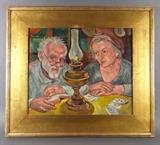 Oil on Canvas paintings by listed artists