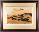 Robert Taylor print signed by WWII German aces