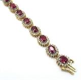 Ruby & diamond bracelet