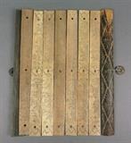 Antique Buddhist palm leaf manuscript